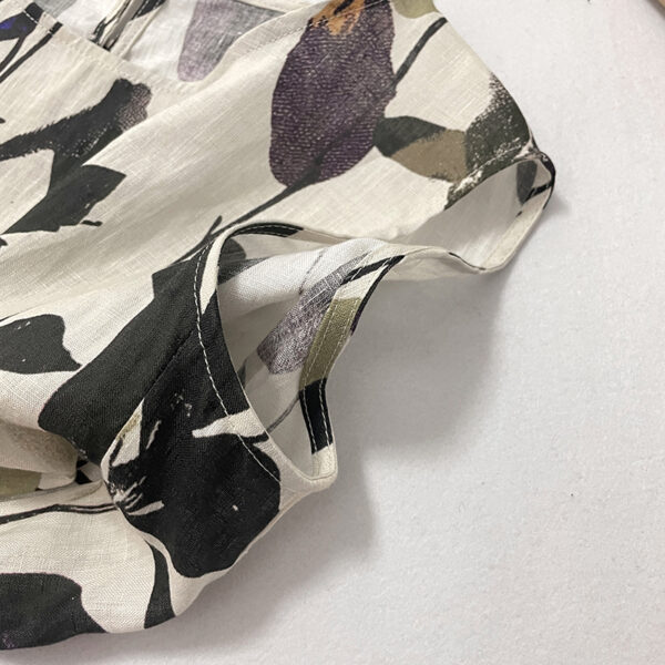 Custom Wholesale Black Floral Dress for Women  Summer Dress | Handmade-Inspired Natural Cotton Linen Dress – MOQ 10 Pieces 2770 - Image 4