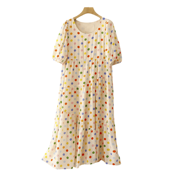 Custom Wholesale Linen Floral Dress for Women  Summer Dress | Handmade-Inspired Natural Cotton Linen Dress – MOQ 10 Pieces 2759 - Image 5