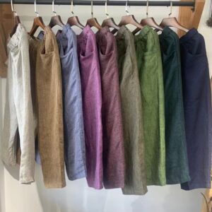 Retro literary linen harem pants women's spring new loose casual versatile slim elastic waist radish cropped pants